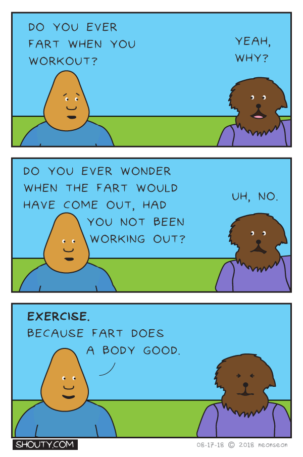 Exercise Comic by Shouty