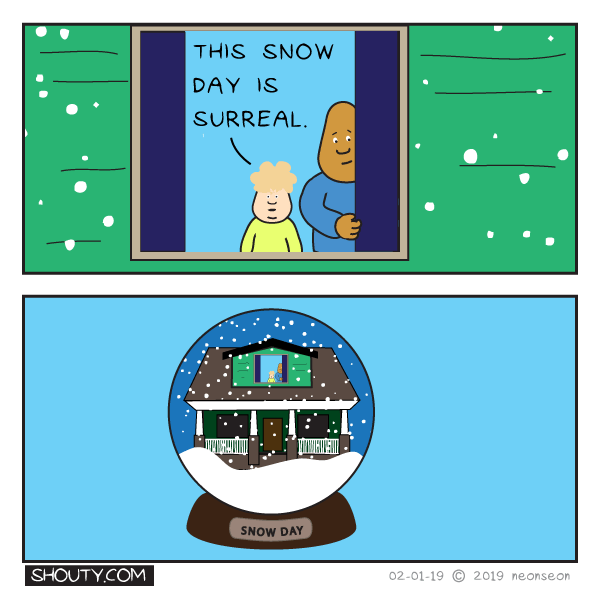 Snow Day Comic by Shouty